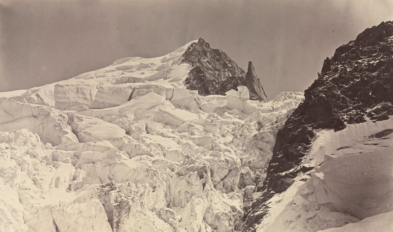 Mount Maudit, Savoy, 1860. tekijältä Auguste Rosalie Bisson