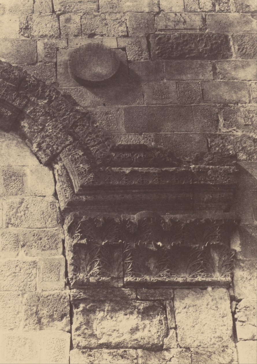 Jerusalem. Enceinte du Temple. Détails de la Porte dorée tekijältä Auguste Salzmann