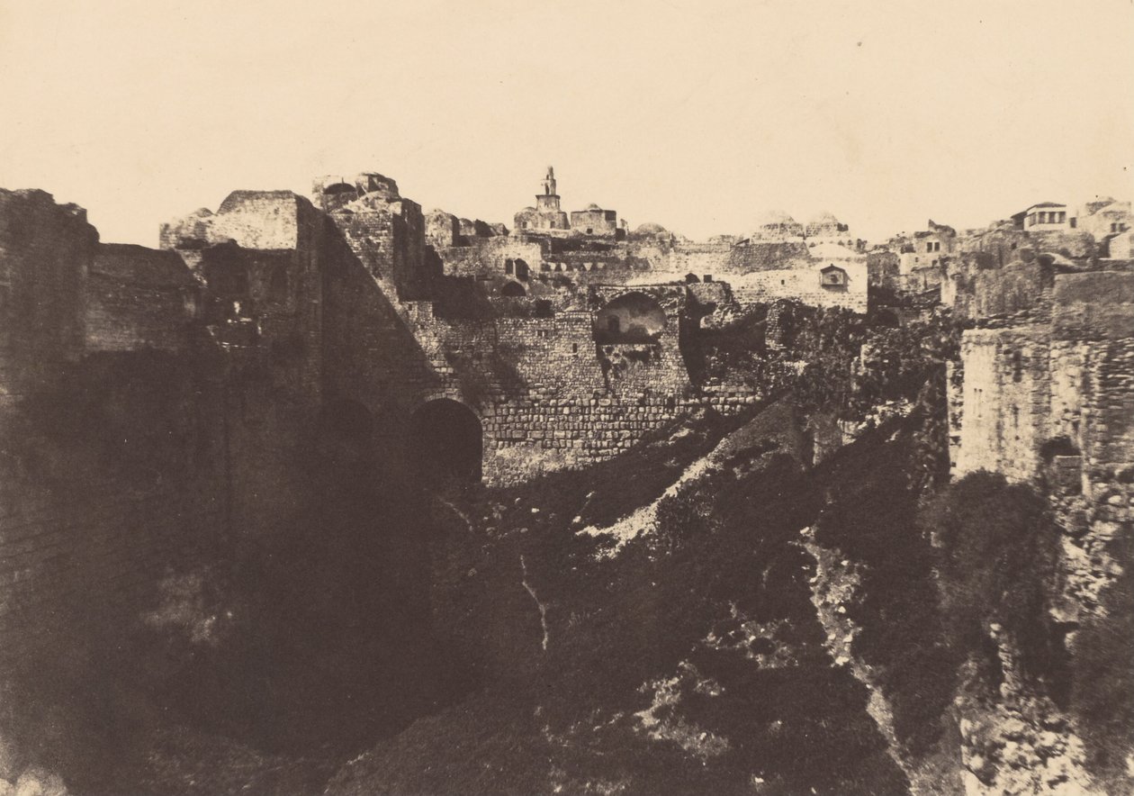 Jerusalem. Enceinte du Temple. Piscine probatique 1 tekijältä Auguste Salzmann