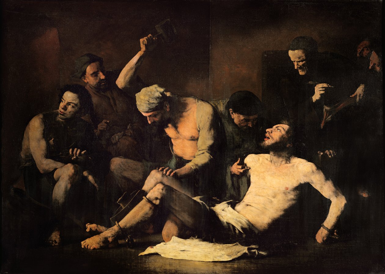 Alonso Canon kidutus (1601-67) n. 1867 tekijältä Auguste Theodule Ribot