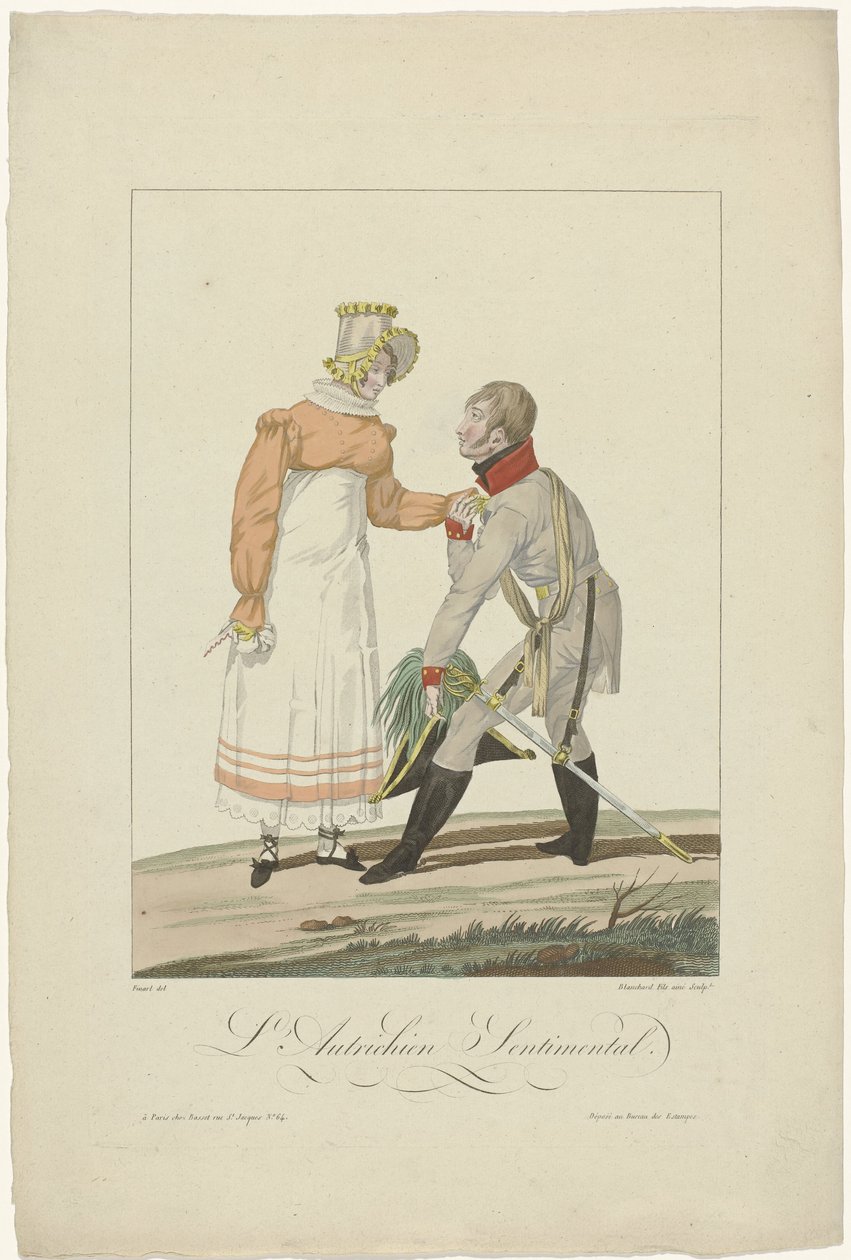 Liittoutuneet Pariisissa vuonna 1815: Itävallan sentimental tekijältä Auguste Thomas Marie Blanchard