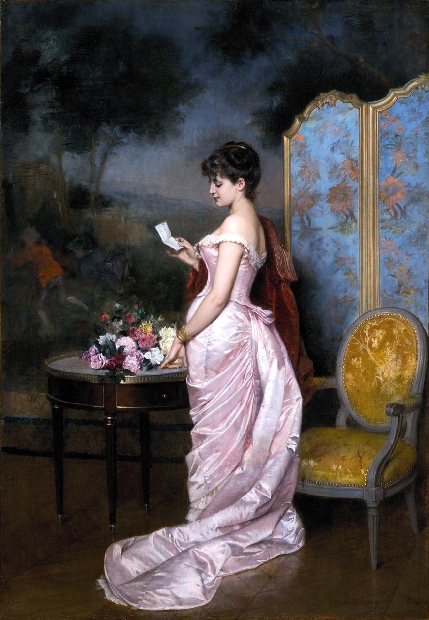 "Rakkauskirje" Auguste Toulmouche tekijältä Auguste Toulmouche