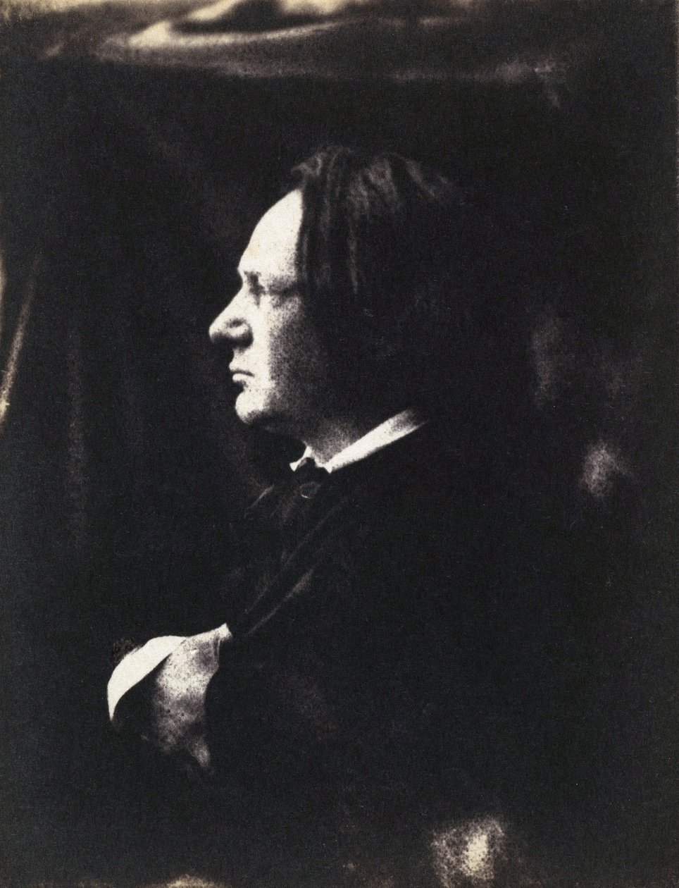 Auguste Vacquerien (1819-1855) muotokuva Victor Hugosta - 1852 tekijältä Auguste Vacquerie