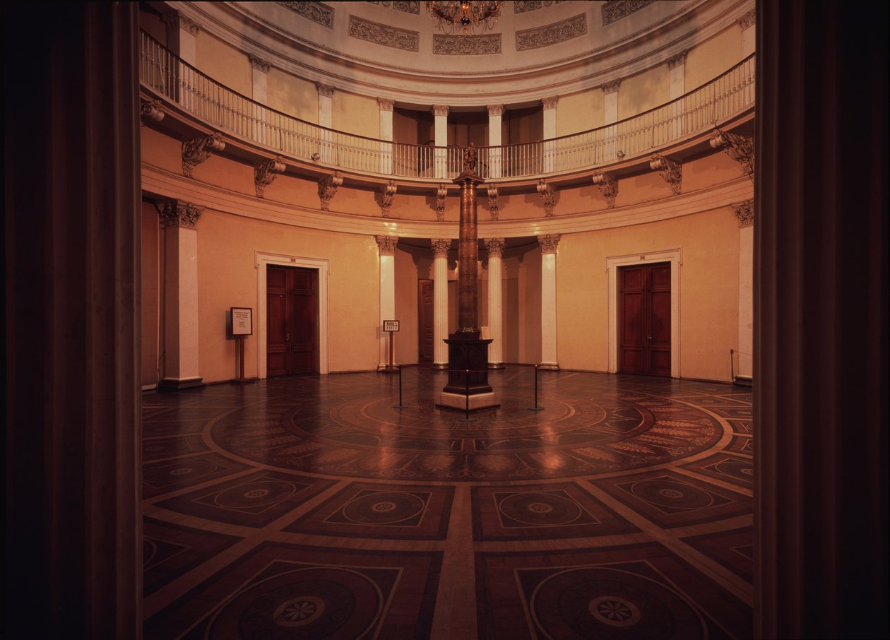 Talvipalatsin Rotunda, 1830-luku tekijältä Auguste de Montferrand