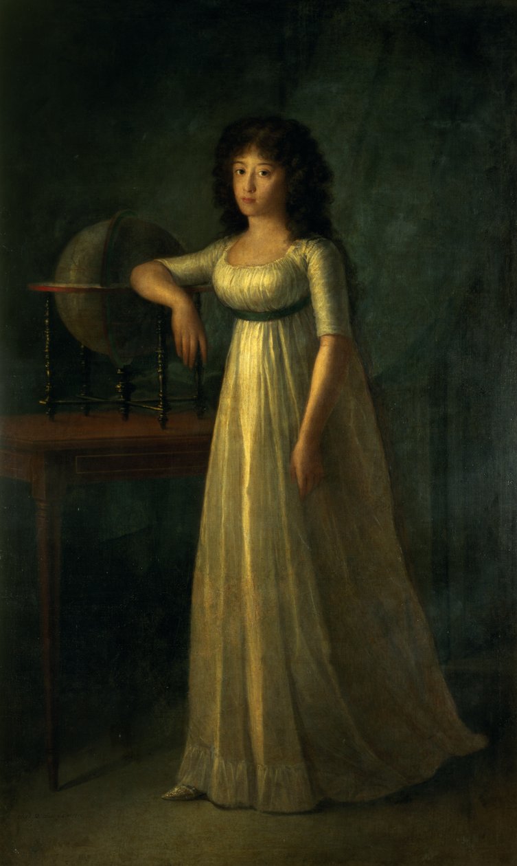 Donna Joaquina Tellez-Giron, Osunan herttuan ja herttuattaren tytär, 1798 tekijältä Augustin Esteve