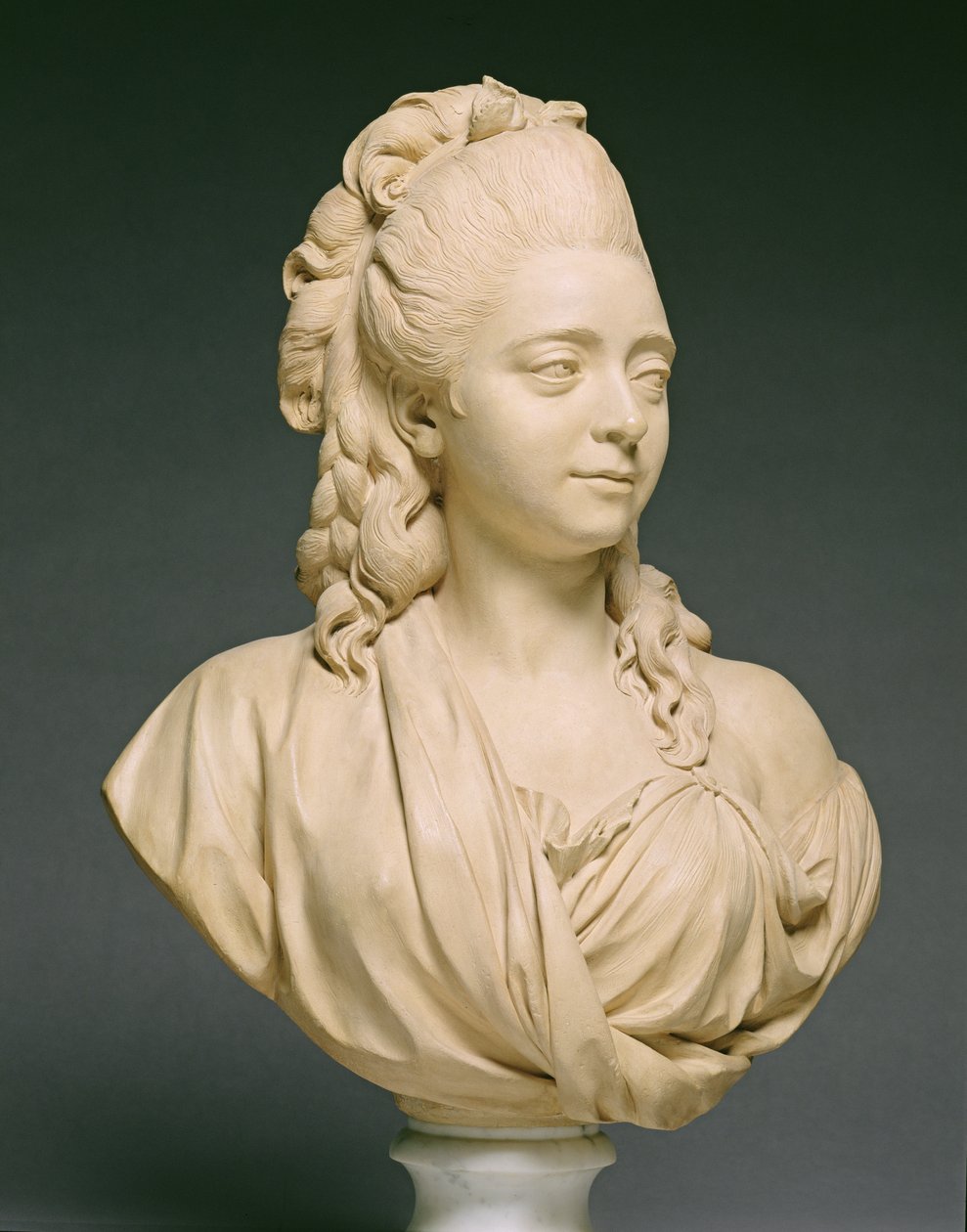 Madame Pajou, s. Angelique Roumier, 1777 (terrakotta) tekijältä Augustin Pajou