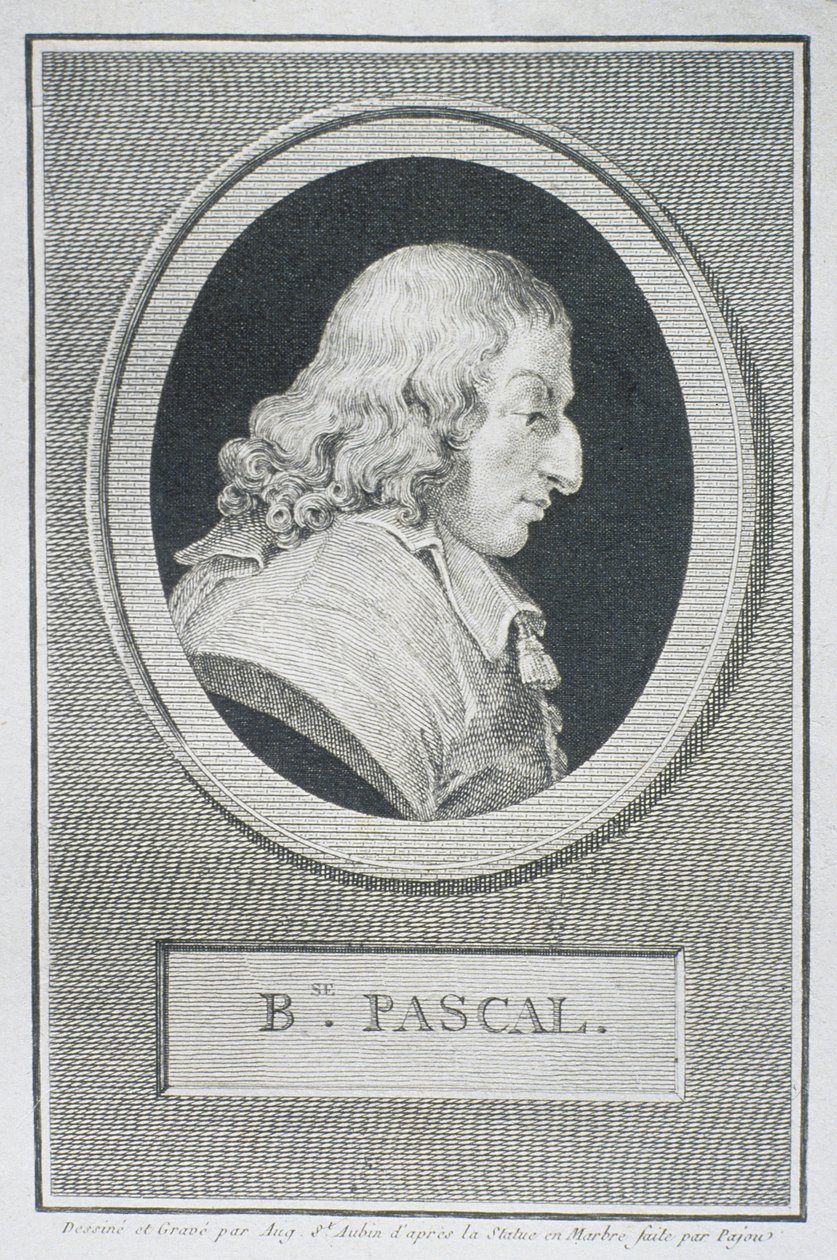 Blaise Pascal (1623-62) tekijältä Augustin de Saint Aubin
