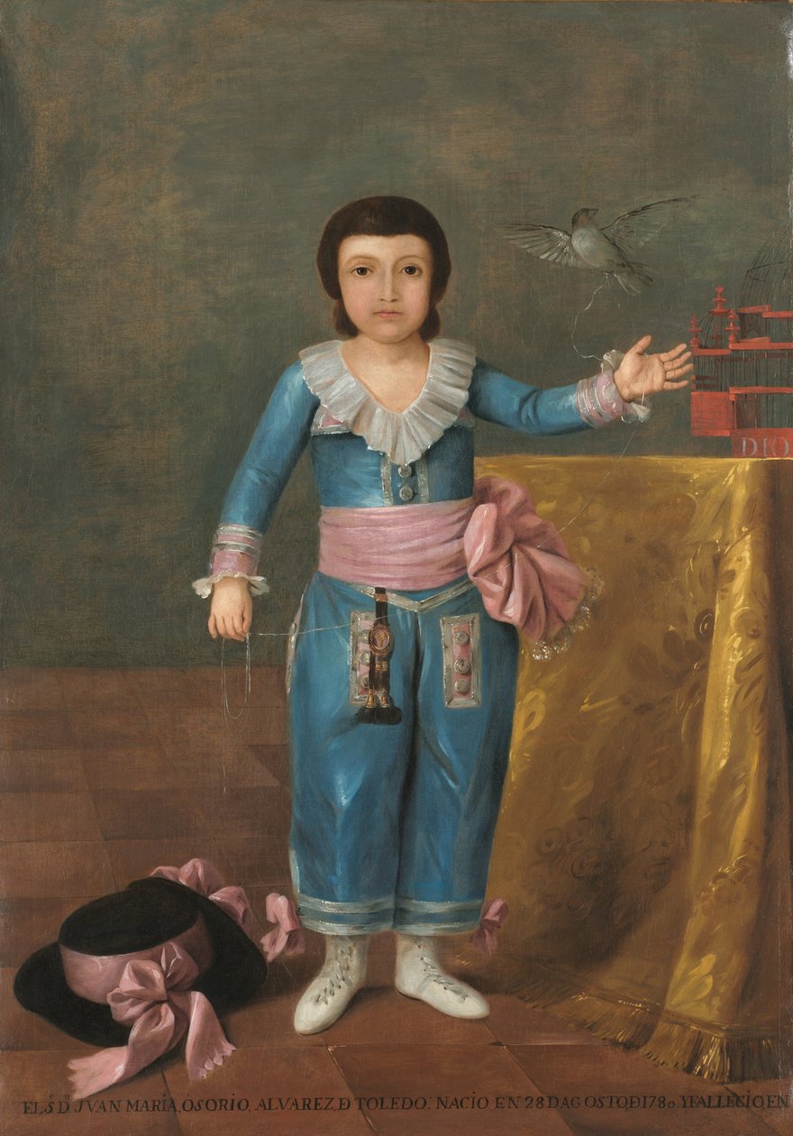 Juan Maria Osorion muotokuva, noin 1786 (öljy kankaalle). tekijältä Augustin Esteve y Marques