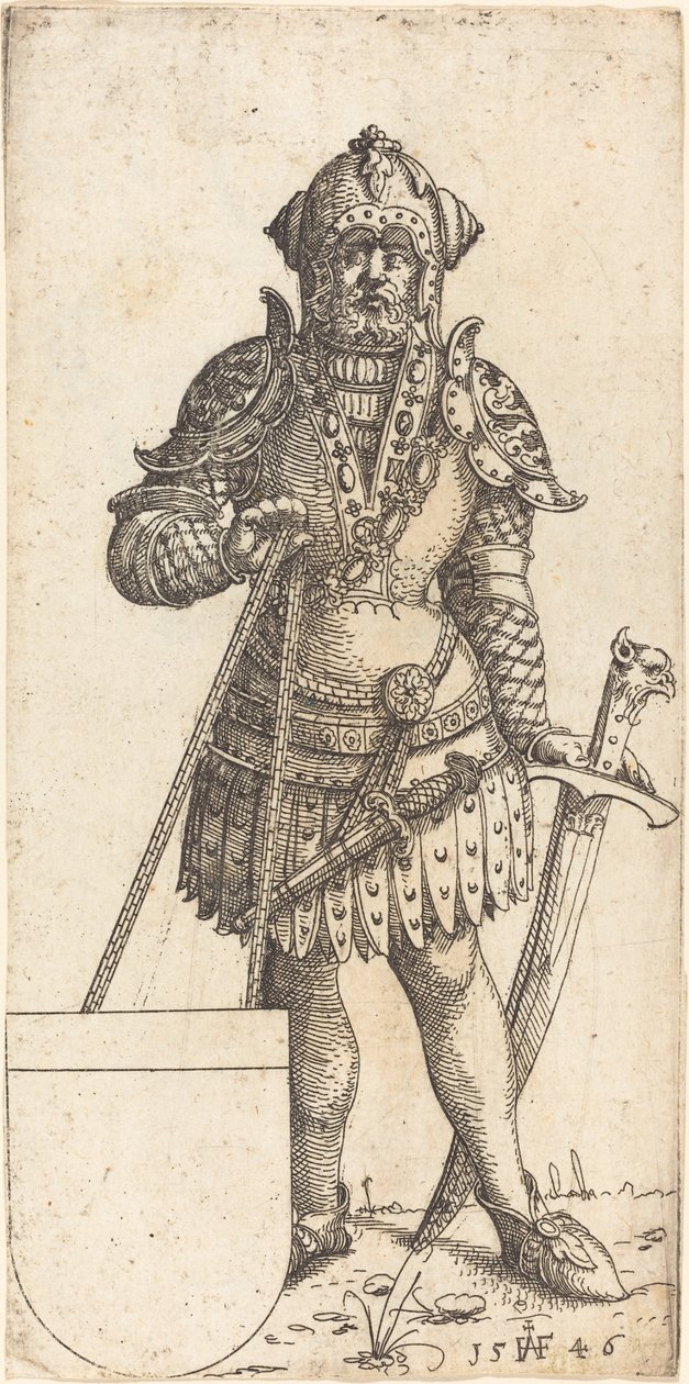 Ludwig II, Unkarin kuningas, 1546. tekijältä Augustin Hirschvogel