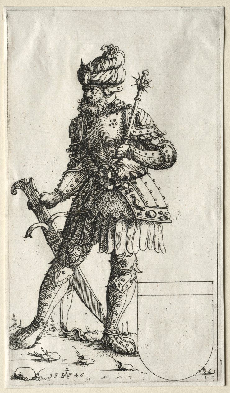 Sigismund II, Puolan kuningas, 1546. tekijältä Augustin Hirschvogel
