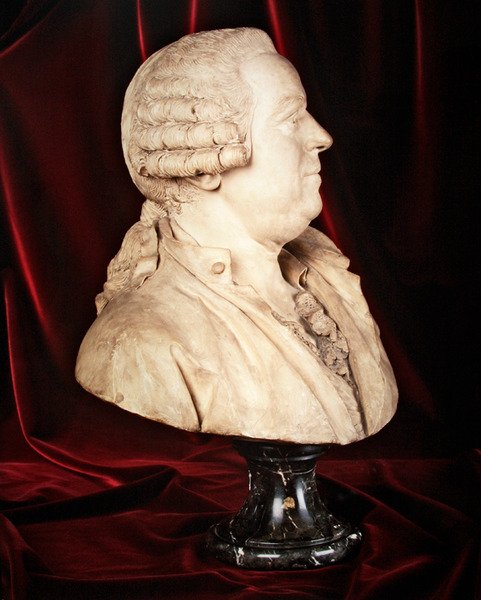 Muotokuvan luullaan olevan Louis-Pierre-Sebastien, Marshall de Sainscy tekijältä Augustin Pajou