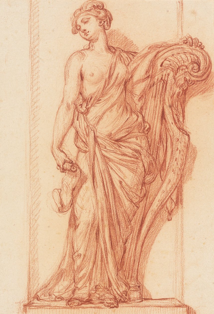 Muse Terpsichore tekijältä Augustin Pajou
