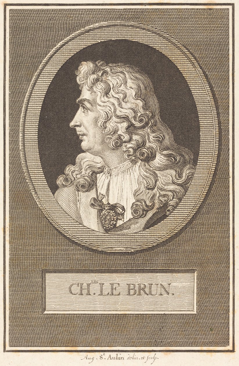 Charles Le Brun tekijältä Augustin de Saint-Aubin
