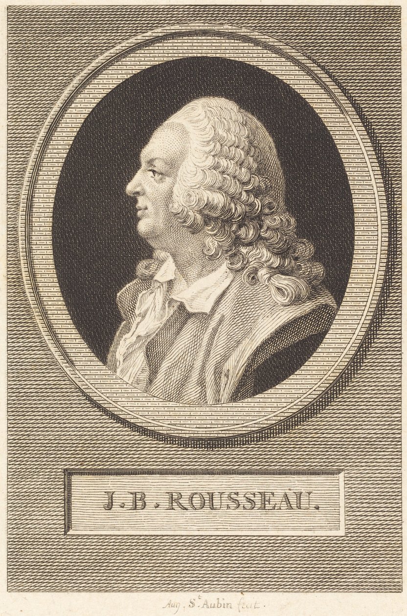 Jean Baptiste Rousseau tekijältä Augustin de Saint-Aubin