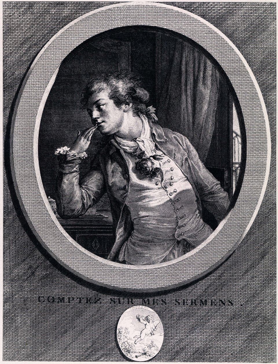 Luota valaani!, 1789 tekijältä Augustin de Saint Aubin