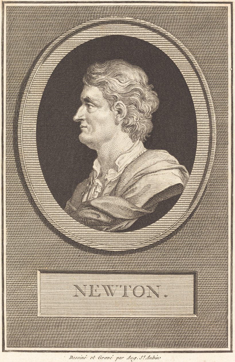 Isaac Newton tekijältä Augustin de Saint Aubin