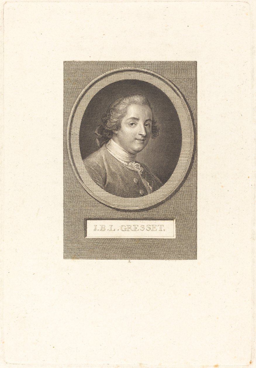Jean-Baptiste-Louis Gresset tekijältä Augustin de Saint Aubin