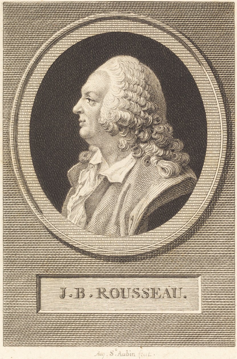 Jean Baptiste Rousseau tekijältä Augustin de Saint Aubin