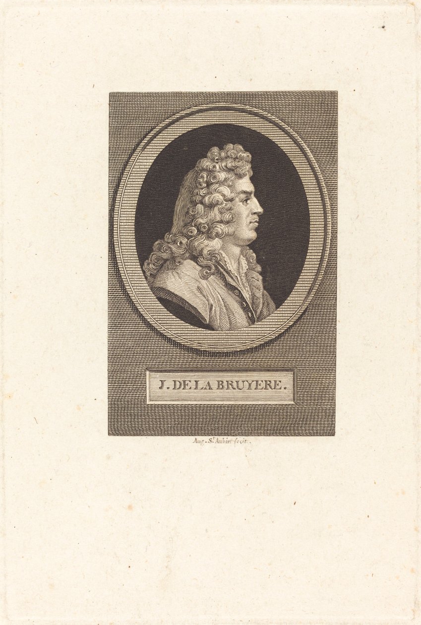 Jean de La Bruyere tekijältä Augustin de Saint Aubin