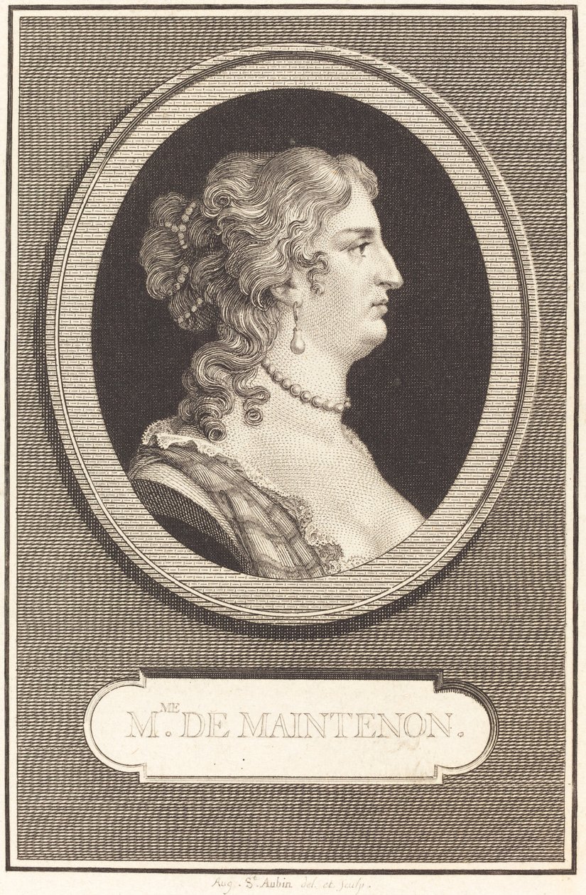 Madame de Maintenon tekijältä Augustin de Saint Aubin