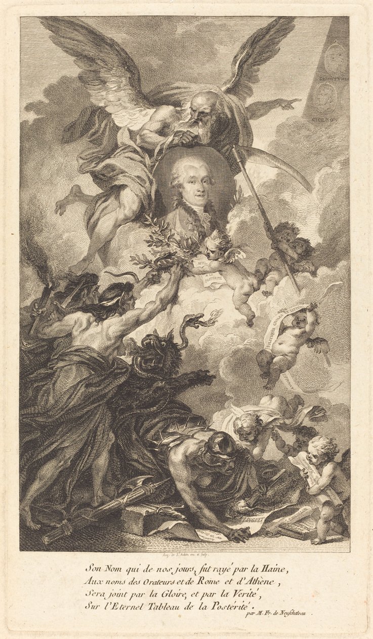 Simon-Nicolas-Henri Linguet tekijältä Augustin de Saint Aubin