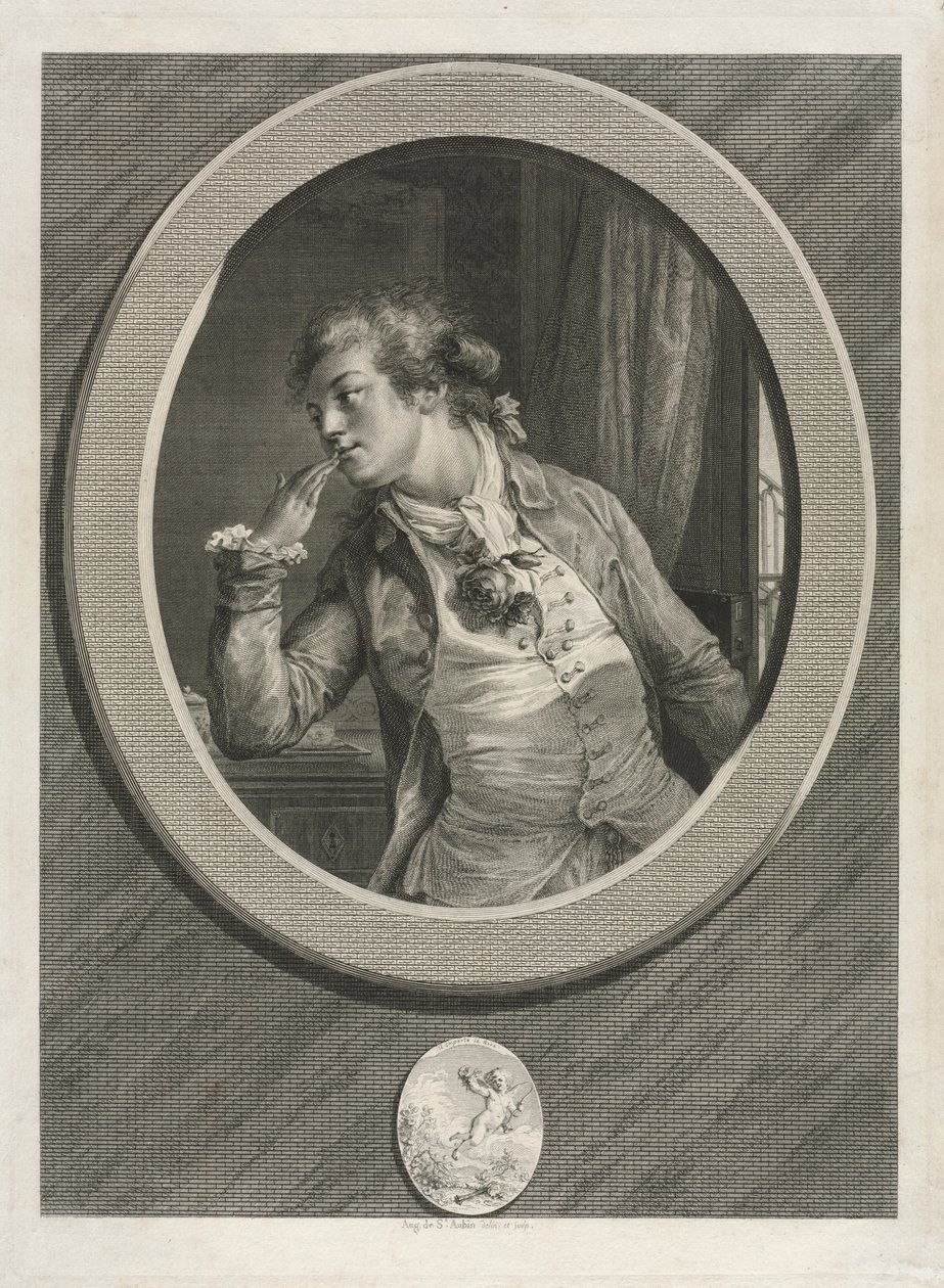 Voit luottaa minuun, 1789. tekijältä Augustin de Saint Aubin