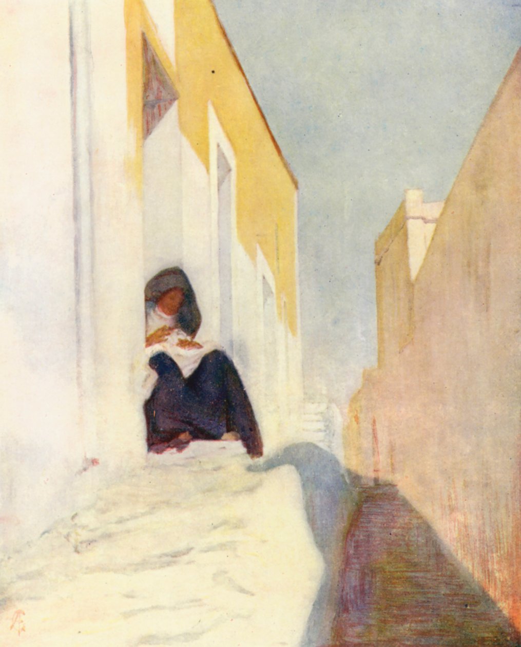 Katu Almeriassa (värilitro) tekijältä Augustine Fitzgerald