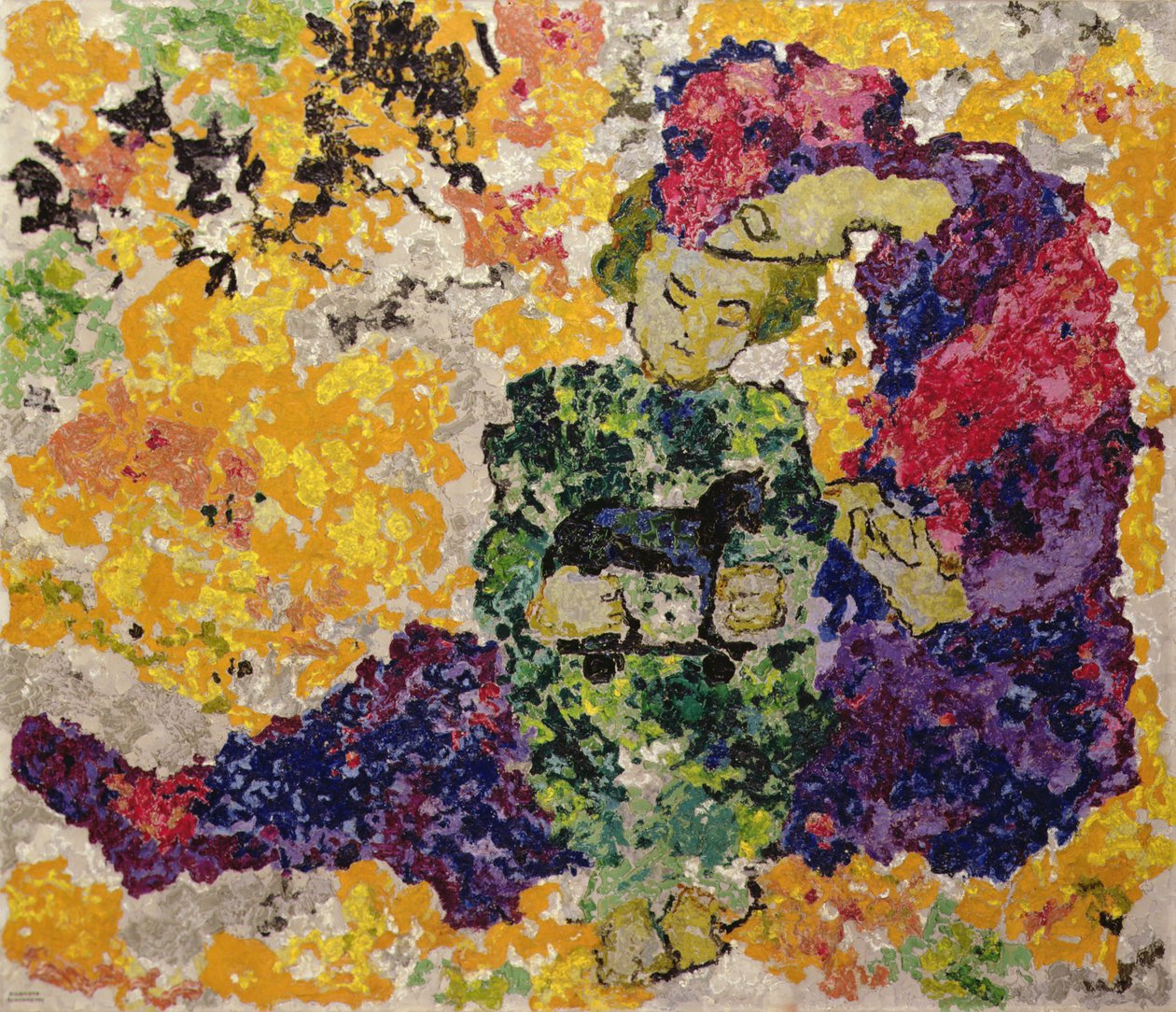 Maria Jeesuksen pojan kanssa tekijältä Augusto Giacometti
