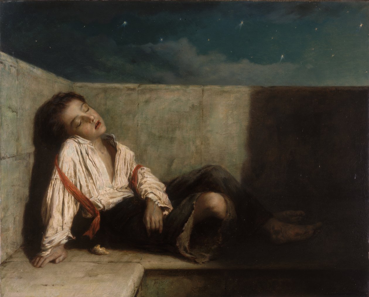 Syksy Lontoon sillalla, 1879 tekijältä Augustus Edward Mulready