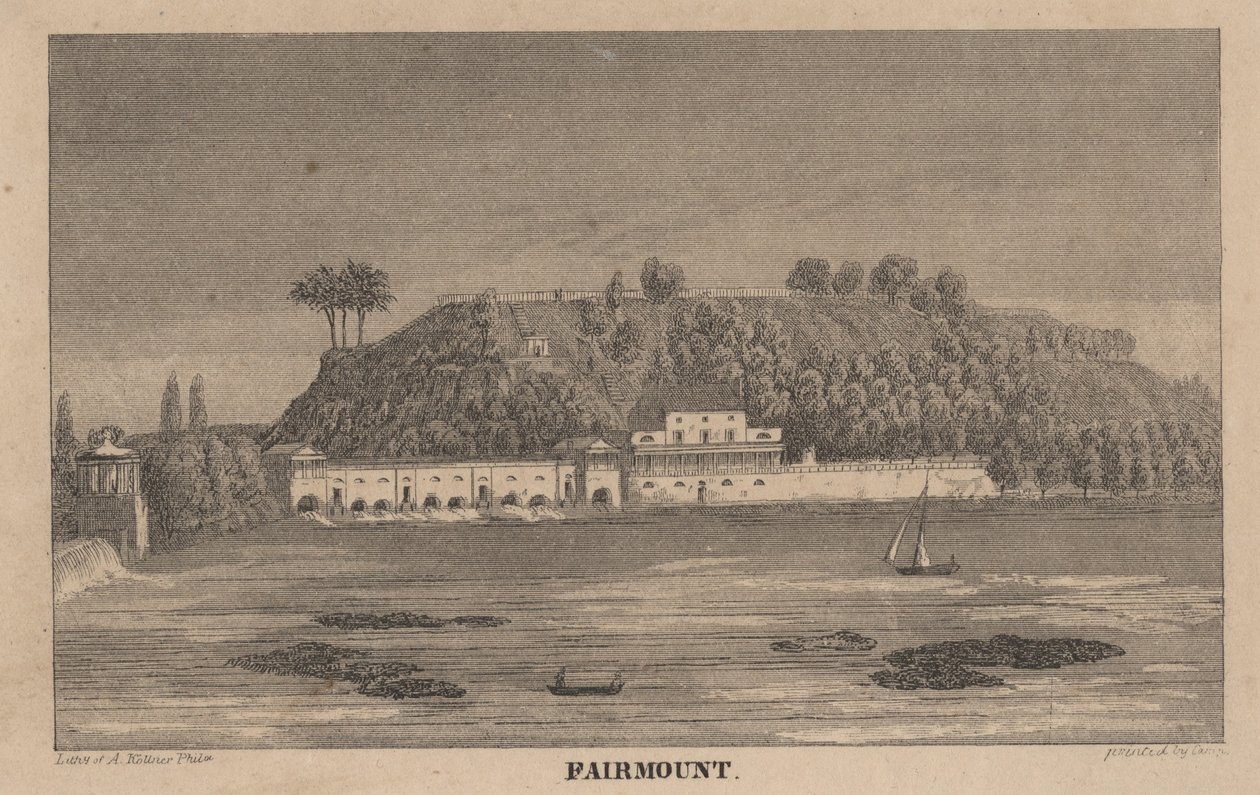 Fairmount, n. 1848 tekijältä Augustus Kollner
