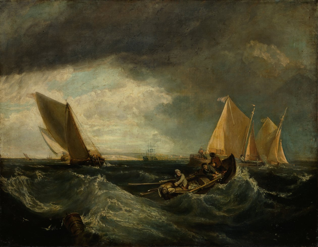 Sheerness ja Isle of Sheppey (J.M.W. Turnerin mukaan) tekijältä Augustus Wall Callcott
