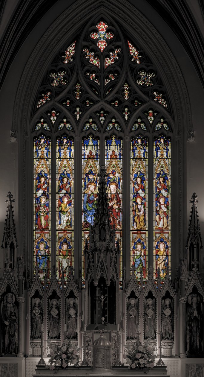 Neitsyen kruunaus, 1851 tekijältä Augustus Welby Northmore Pugin