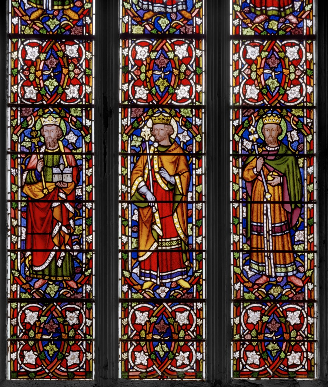 Jesse Tree, yksityiskohta, 1849 tekijältä Augustus Welby Northmore Pugin