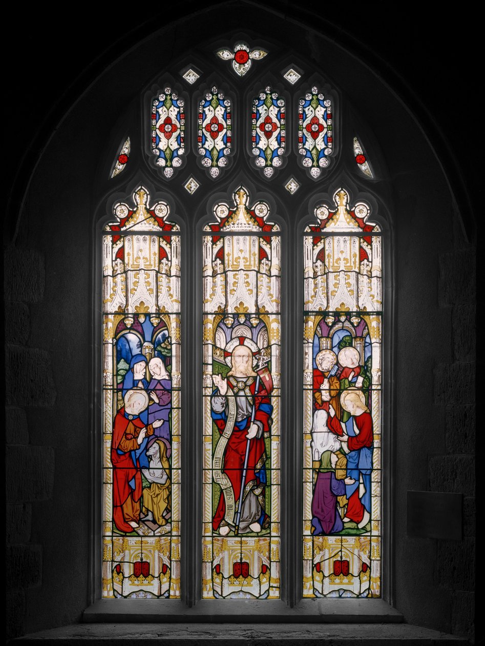 Lasaruksen, Kristuksen herättäminen ja Jairuksen tyttären herättäminen, 1851 tekijältä Augustus Welby Northmore Pugin