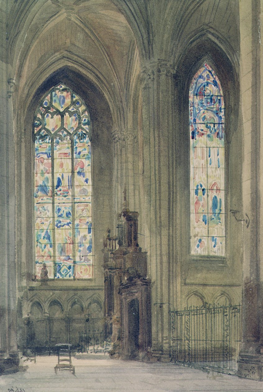 Kappeli South Transeptissa, Rouenin katedraali, 1800-luku tekijältä Augustus Welby Northmore Pugin