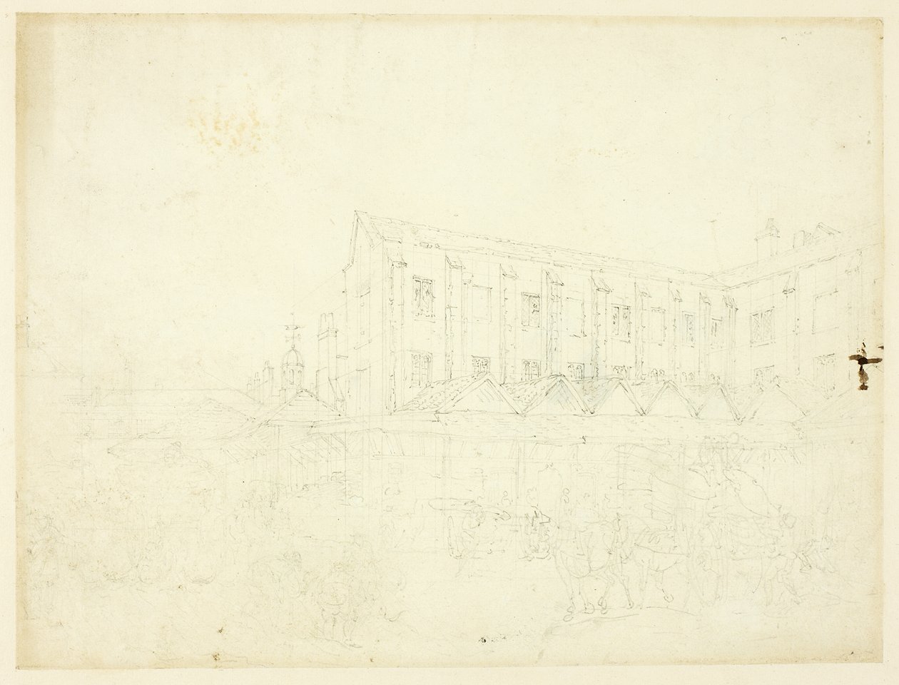Tutkimus Leaden Hall Marketista, Lontoon mikrokosmoksesta. tekijältä Augustus Charles Pugin