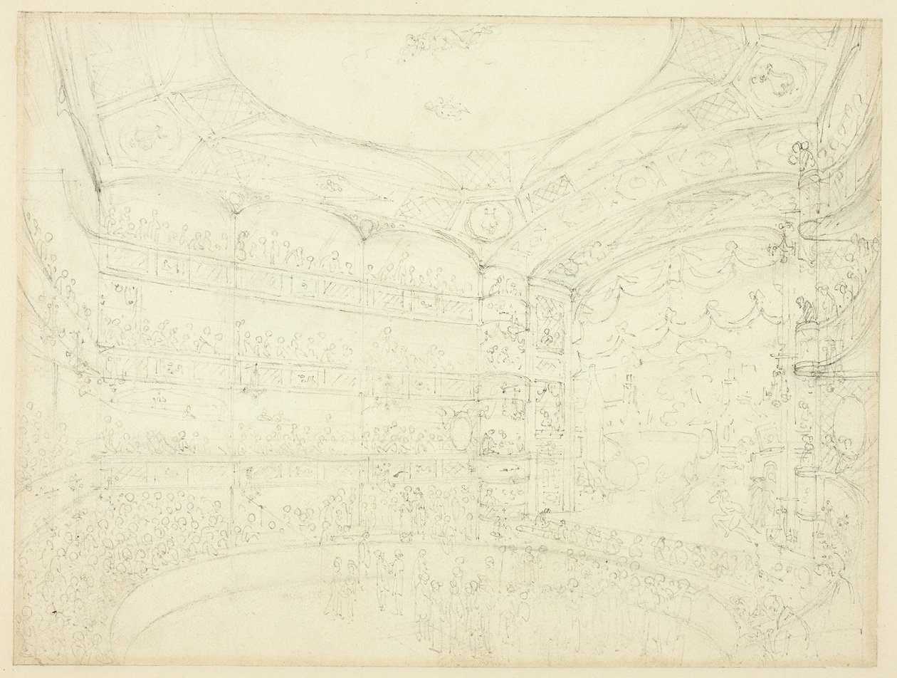 Opinto Royal Circusille, Microcosm of London tekijältä Augustus Charles Pugin