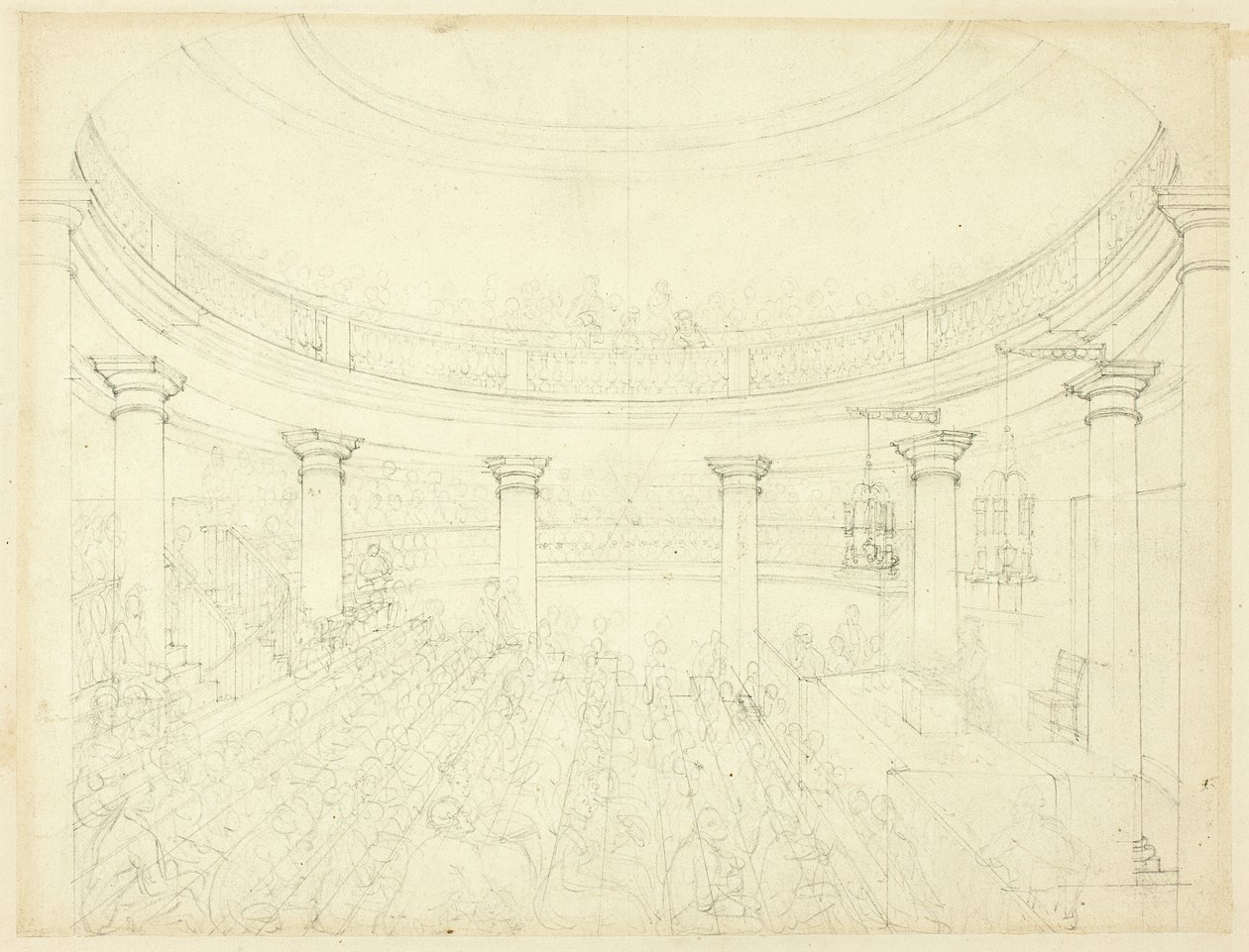 Tutkimus Surrey Institutionille, Microcosm of London tekijältä Augustus Charles Pugin