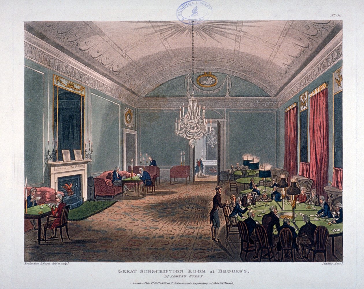 The Great Subscription Room, Brooks