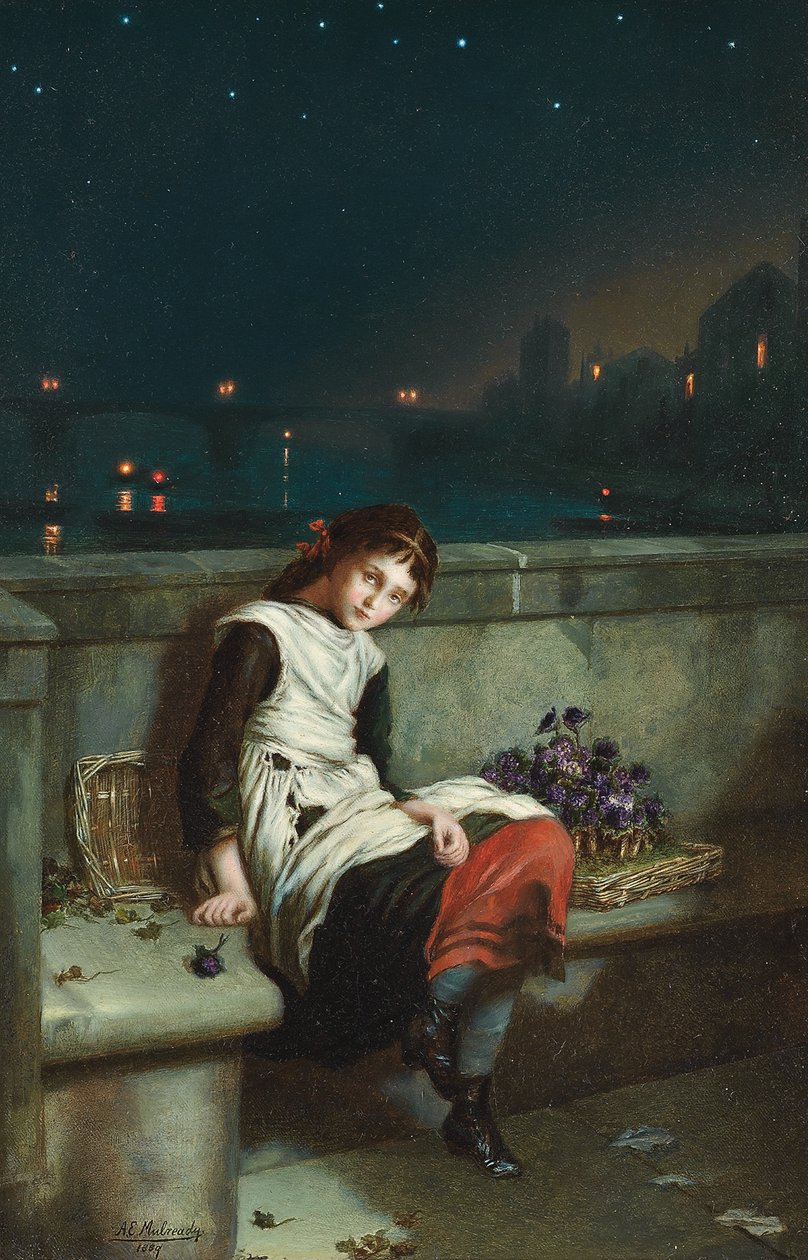 Aamupäivästä yöhön, 1889 tekijältä Augustus Edward Mulready