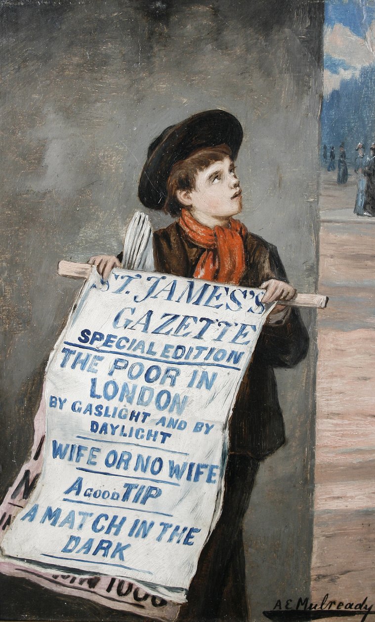 Lontoolainen lehtimies tekijältä Augustus Edwin Mulready