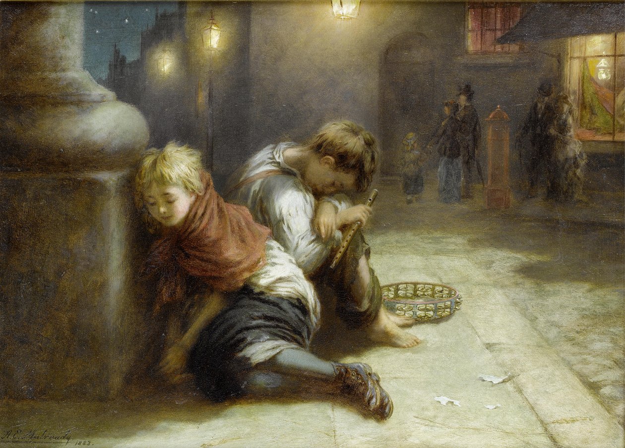 Väsyneet kappalaiset tekijältä Augustus Edwin Mulready
