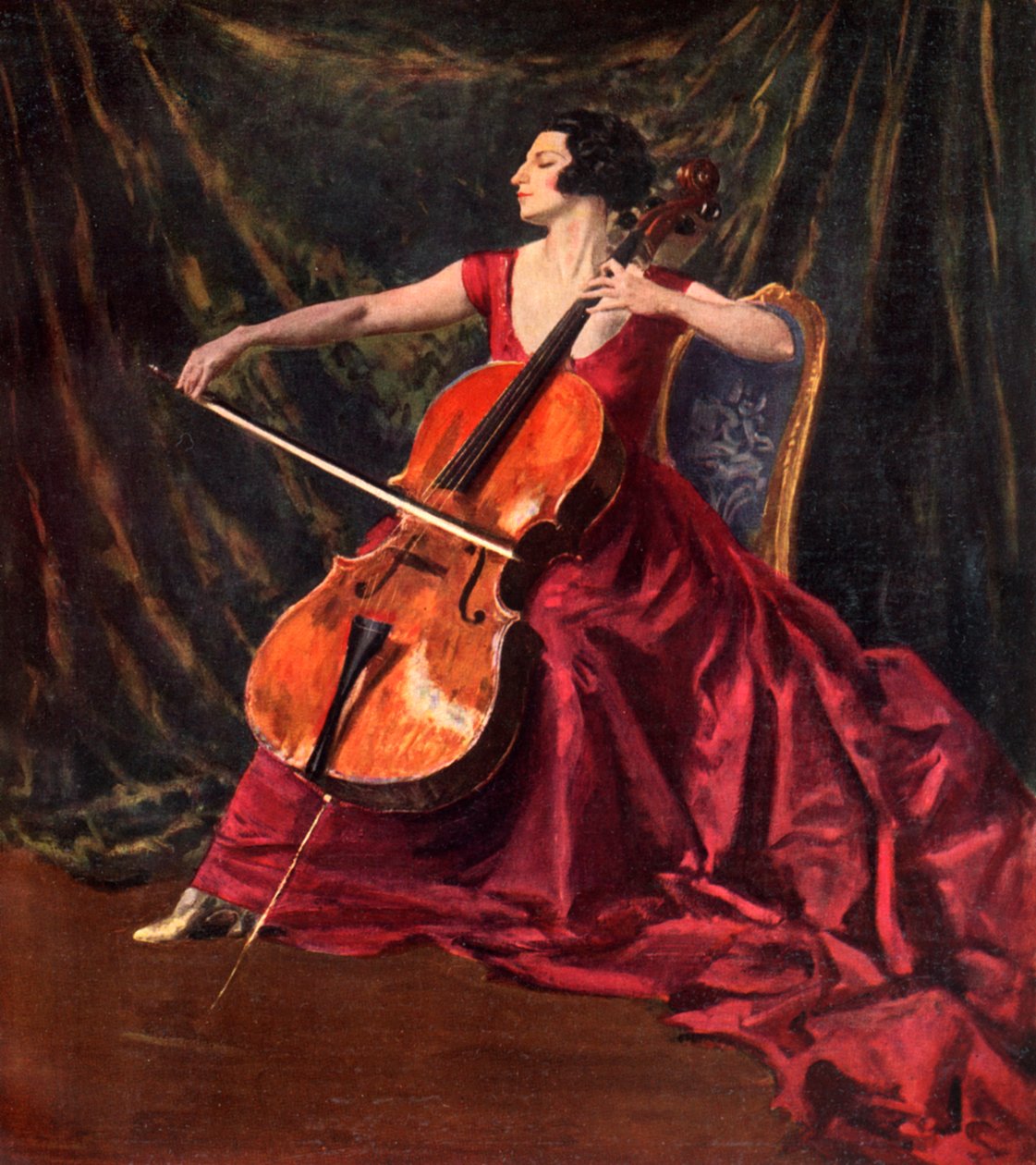 Madame Suggia, 1920-1923, 1933 tekijältä Augustus John