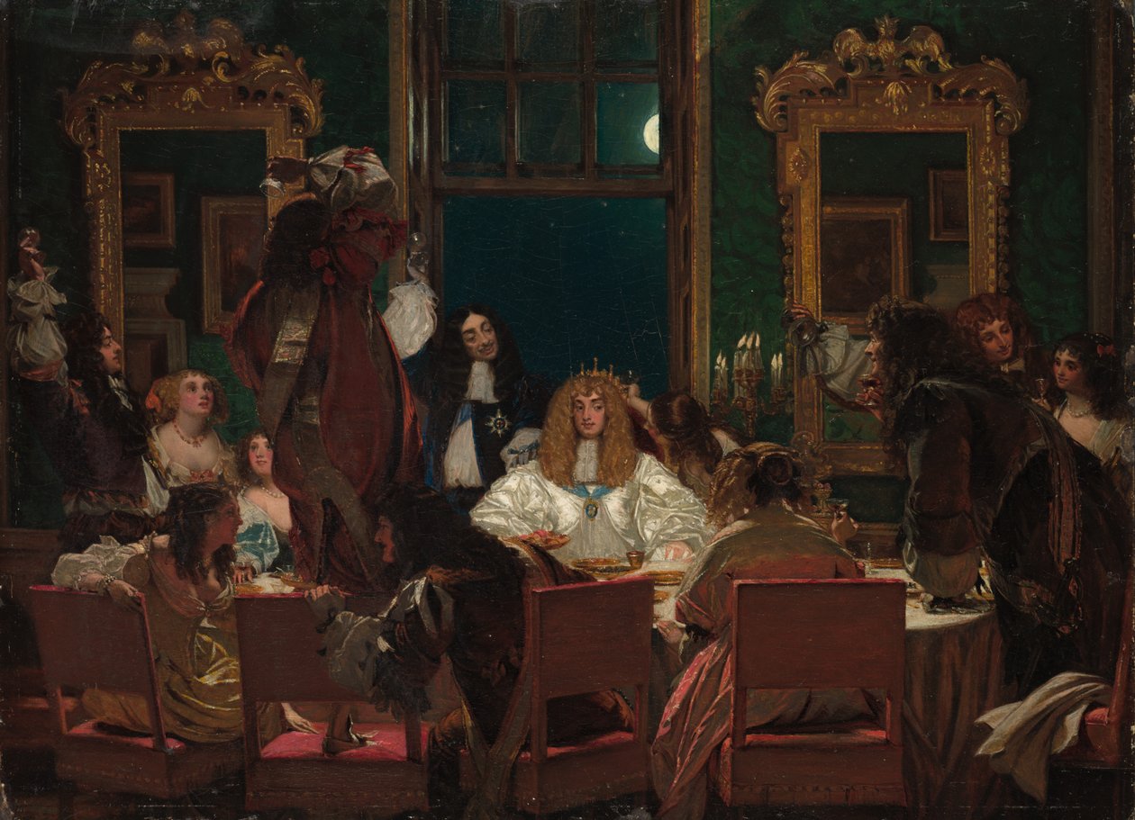 Buckinghamin elämä, n. 1855. tekijältä Augustus Leopold Egg