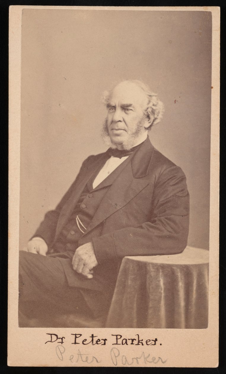 Peter Parkerin muotokuva 1804-1888, 1869. tekijältä Augustus Marshall