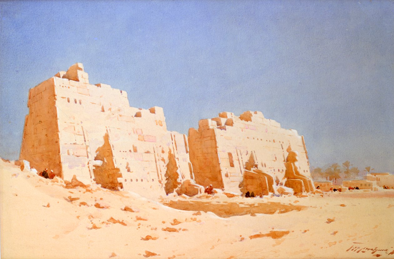 Karnak, 1897-1930 tekijältä Augustus Osborne Lamplough