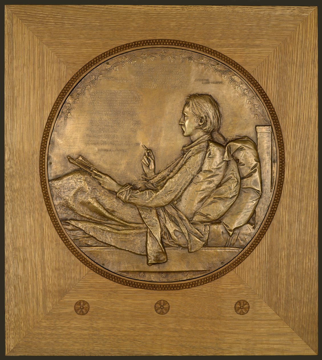 Robert Louis Stevenson tekijältä Augustus Saint Gaudens