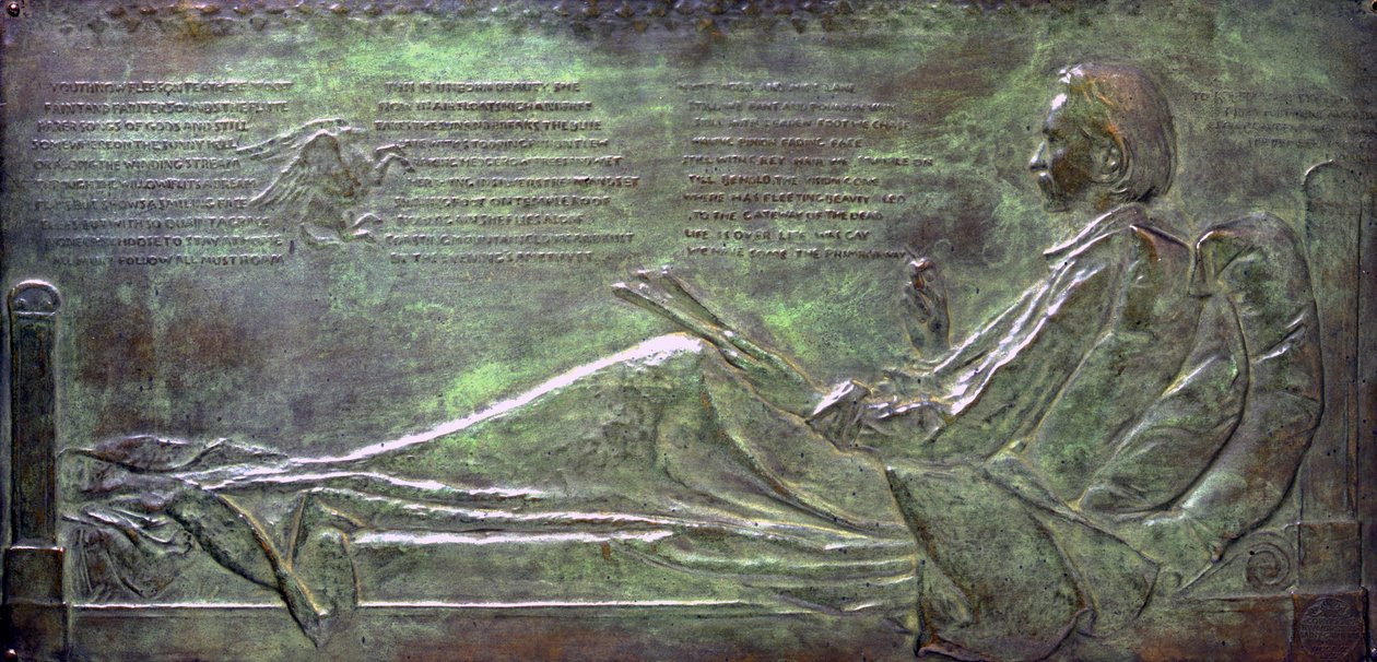 Robert Louis Stevenson tekijältä Augustus Saint Gaudens