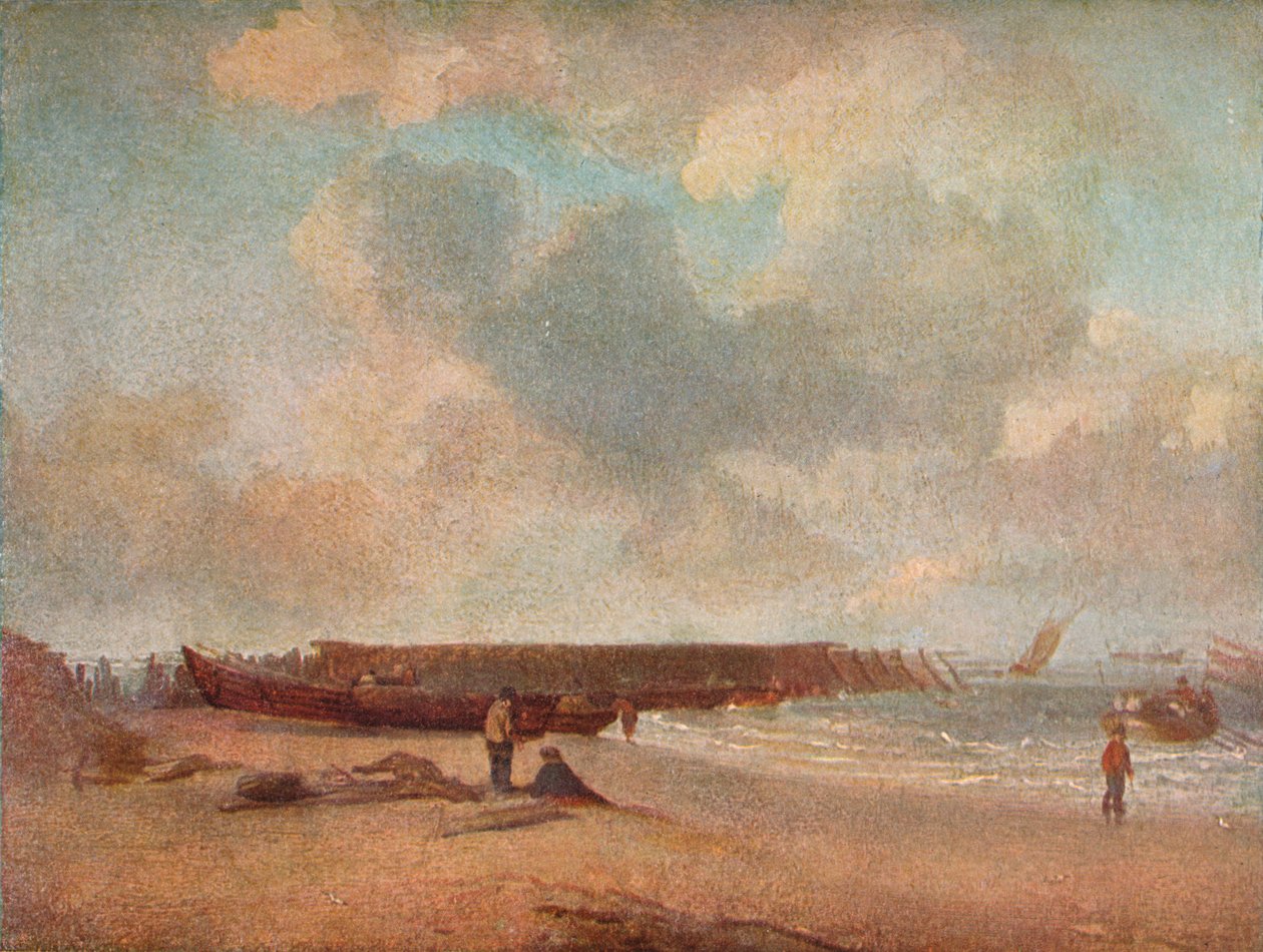 Meren rannikolla, c1811 1904 tekijältä Augustus Wall Callcott