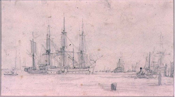 Sävellystutkimukset (piirustus) tekijältä Augustus Wall Callcott
